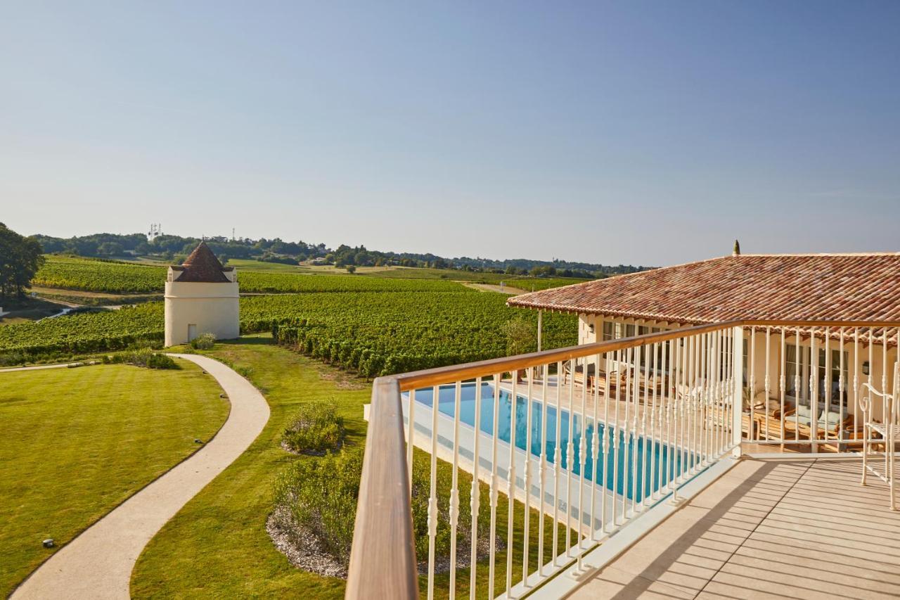 Chateau De Clotte & Suites Les Salles-de-Castillon Bagian luar foto